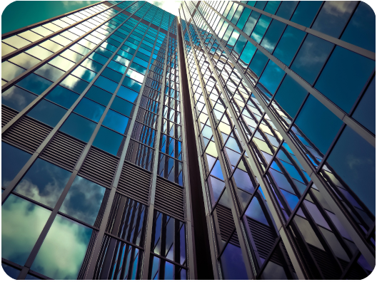 Glass government building